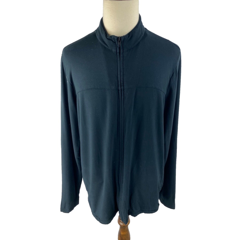 Travis‎ Mathew Mens Black Full Zip Golf Jacket Large Casual Golfing Outdoors